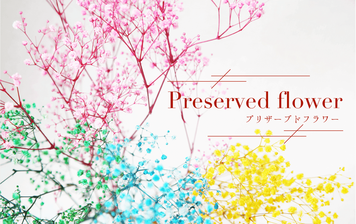 プリザーブドフラワー